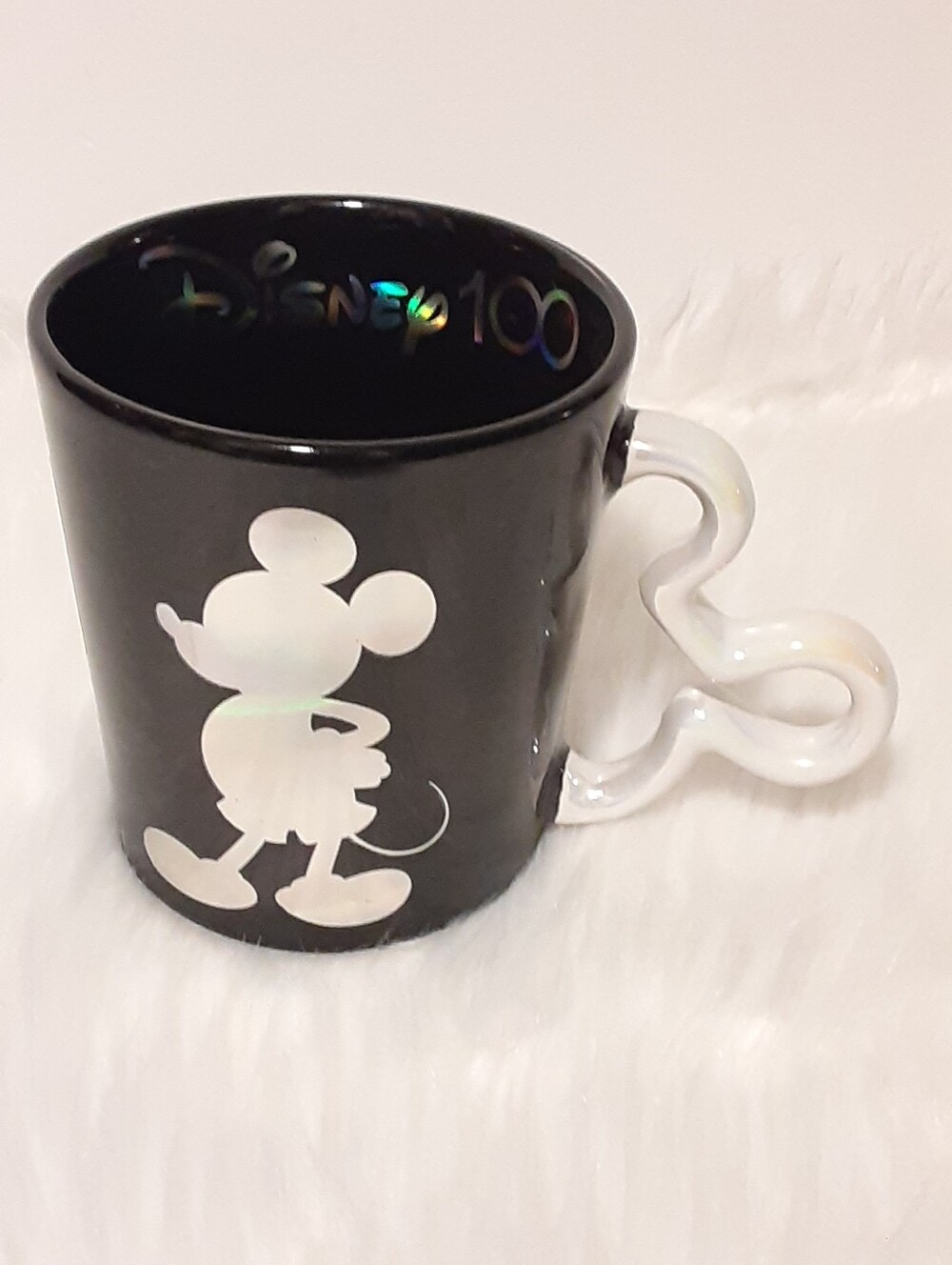 "Mickey Shines" Disney 100 Years of Wonder Iridescent Silhouette Formed Handle